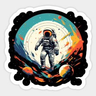 astronaut Sticker
